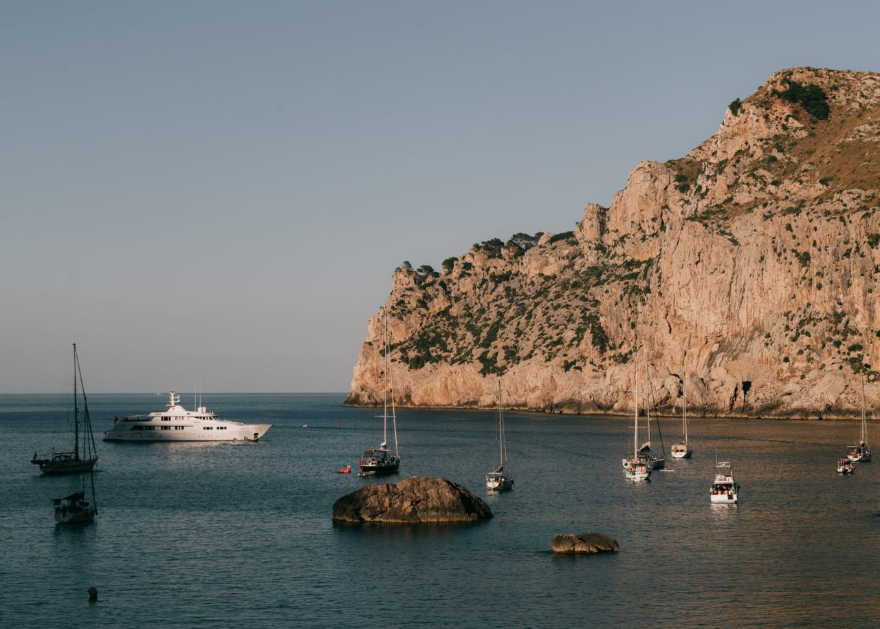 boats sailing on sea